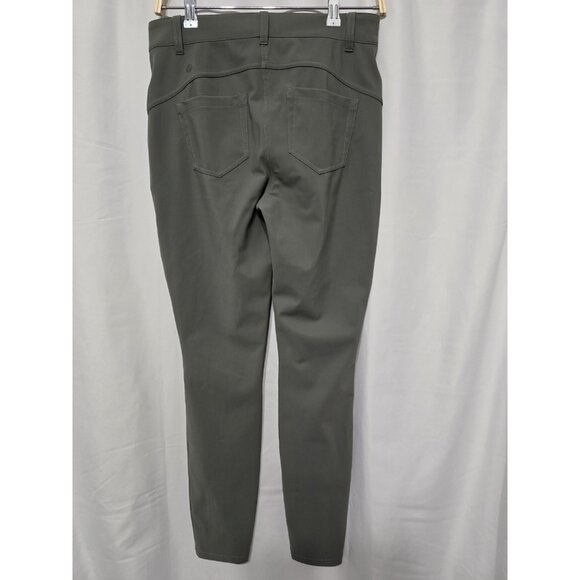 Lululemon City Sleek Slim-Fit 5 Pocket High-Rise Pant size 29 in Grey Sage - Picture 4 of 10